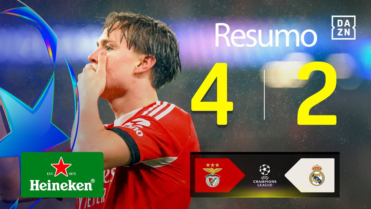 Resumo | SL Benfica 4-2 Real Madrid | Champions League 25/26