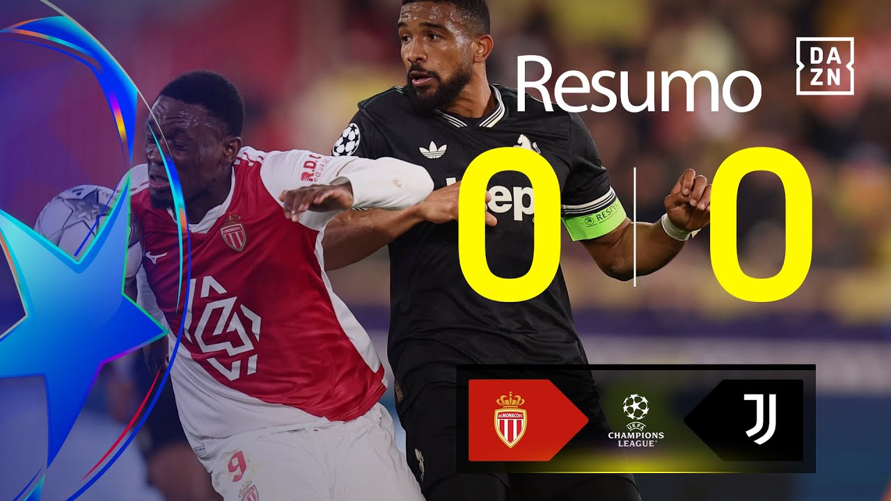 Resumo | Monaco 0-0 Juventus | Champions League 25/26