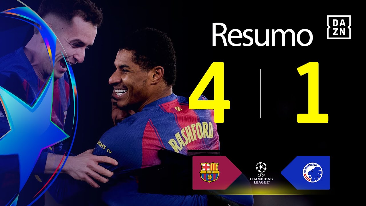 Resumo | Barcelona 4-1 Copenhaga | Champions League 25/26