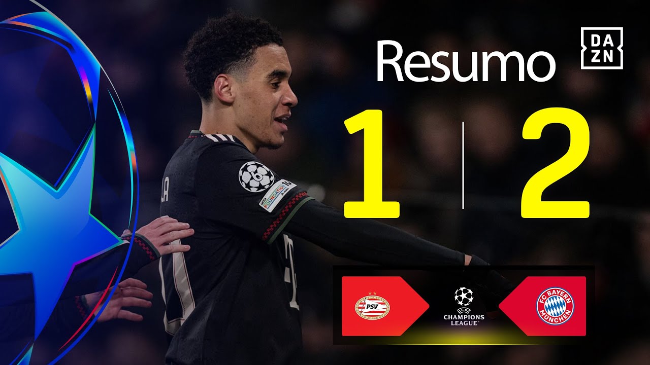 Resumo | PSV 1-2 Bayern | Champions League 25/26