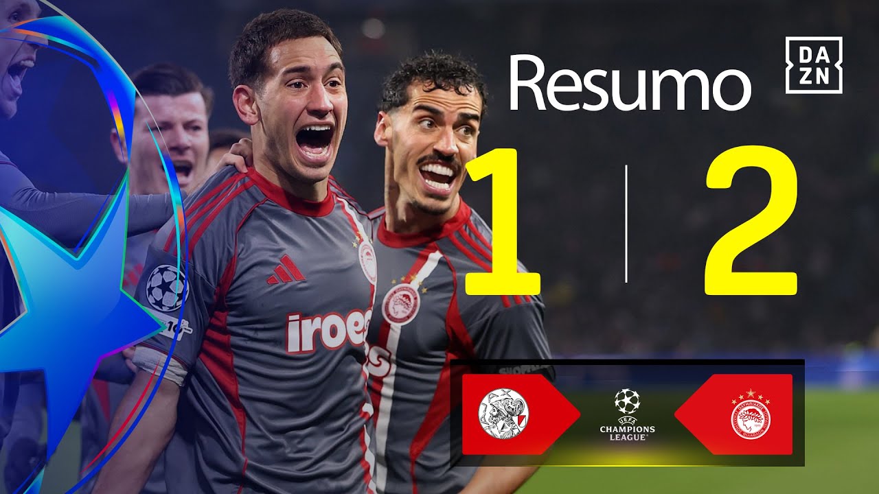 Resumo | Ajax 1-2 Olympiacos | Champions League 25/26