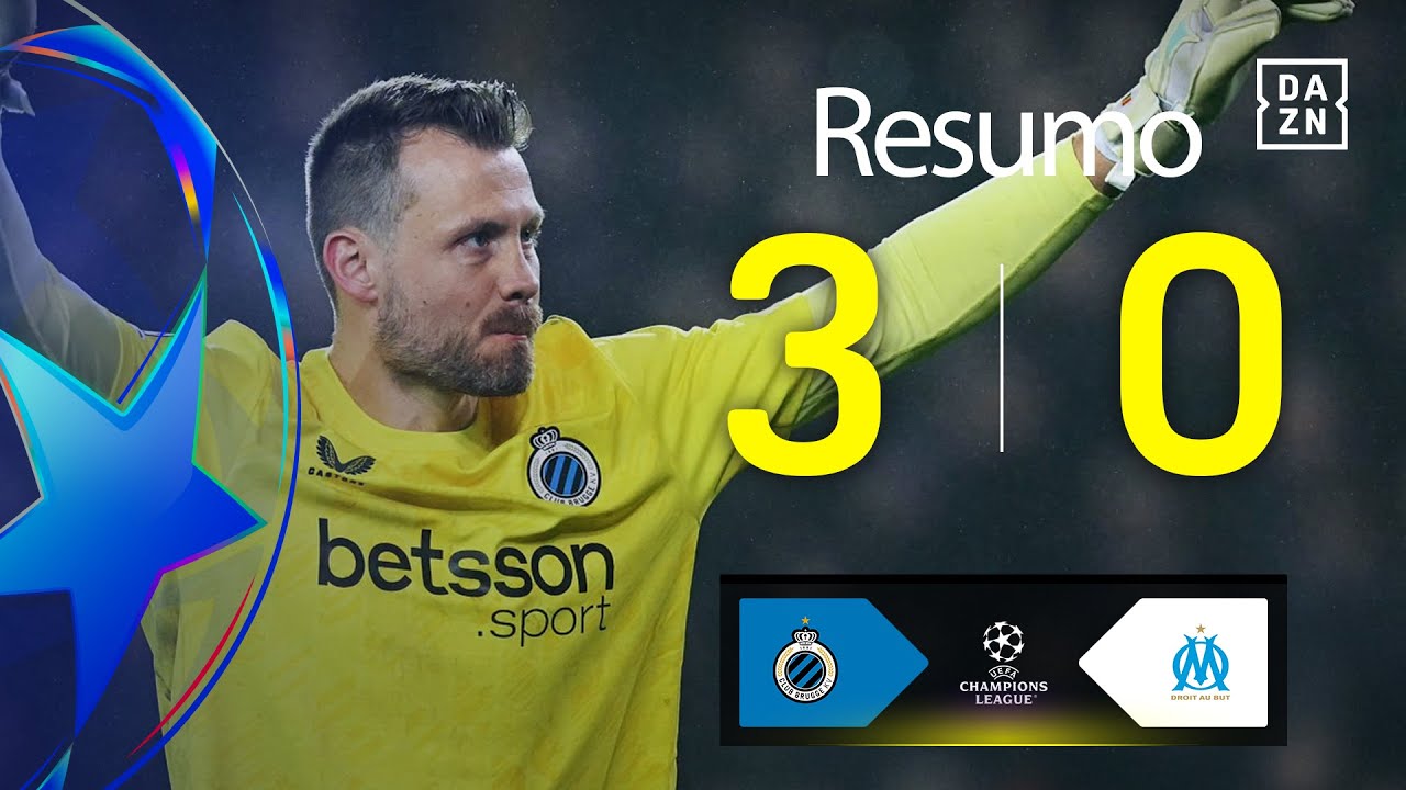 Resumo | Club Brugge 3-0 Marseille | Champions League 25/26