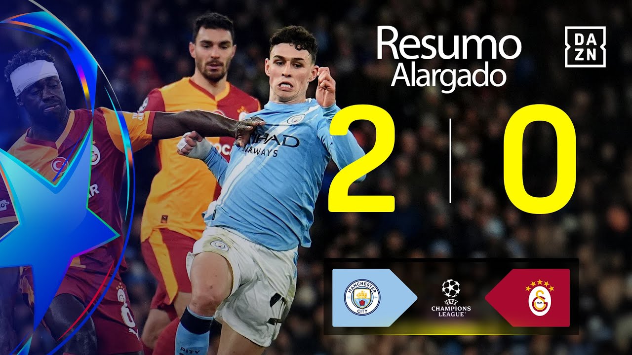 Resumo alargado | Man City 2-0 Galatasaray | Champions League 25/26