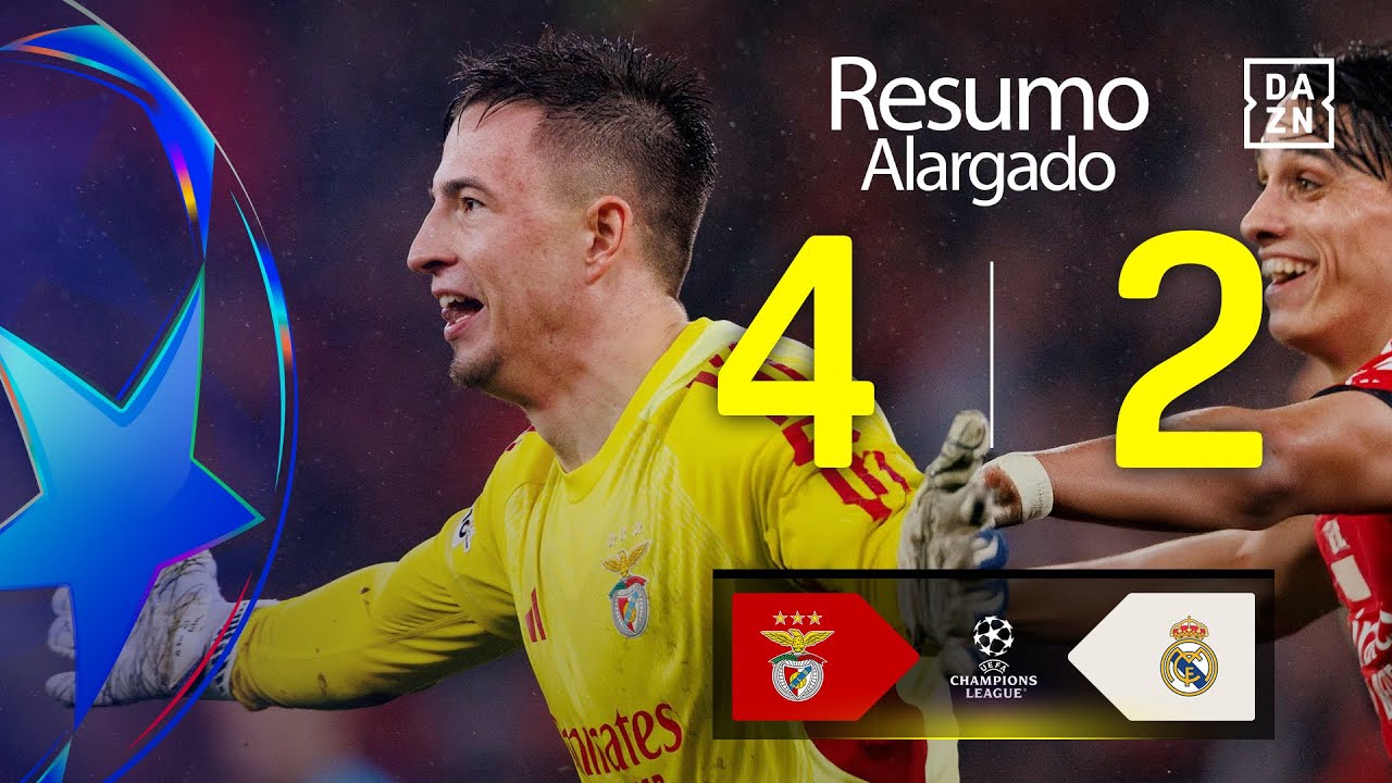 Resumo alargado | SL Benfica 4-2 Real Madrid | Champions League 25/26