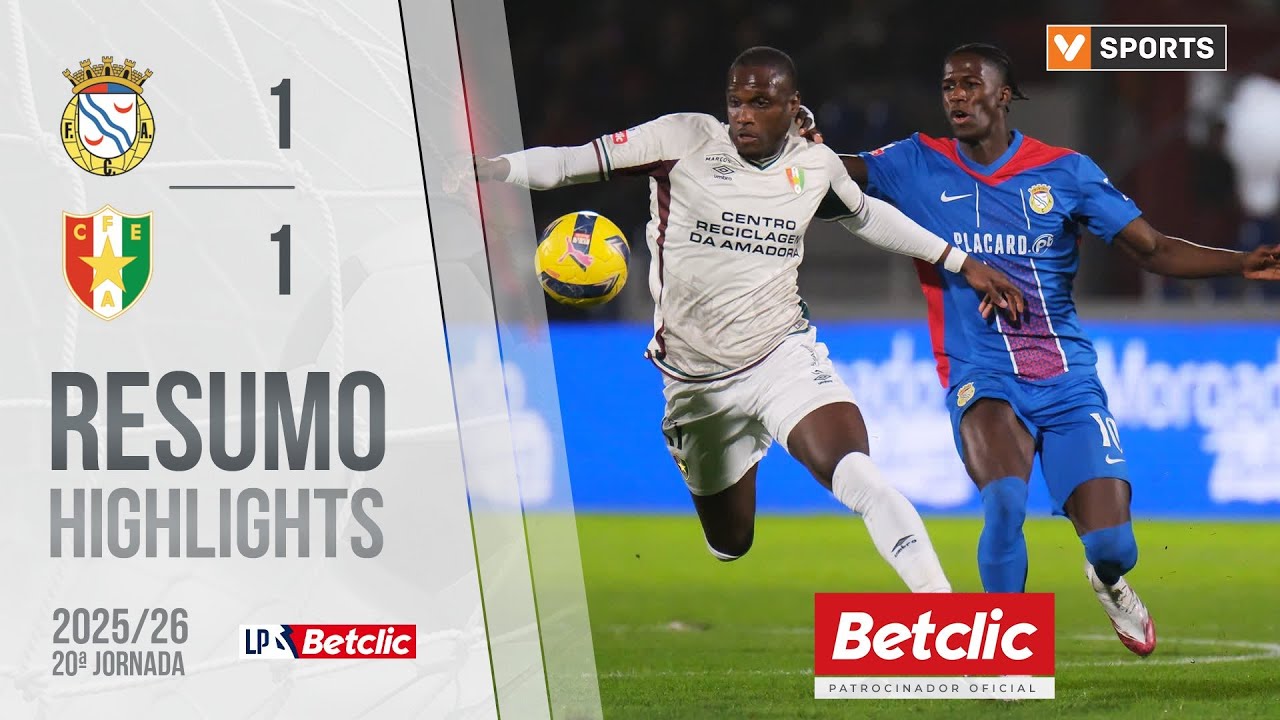 Resumo: Alverca 1-1 Estrela Amadora (Liga 25/26 #20)