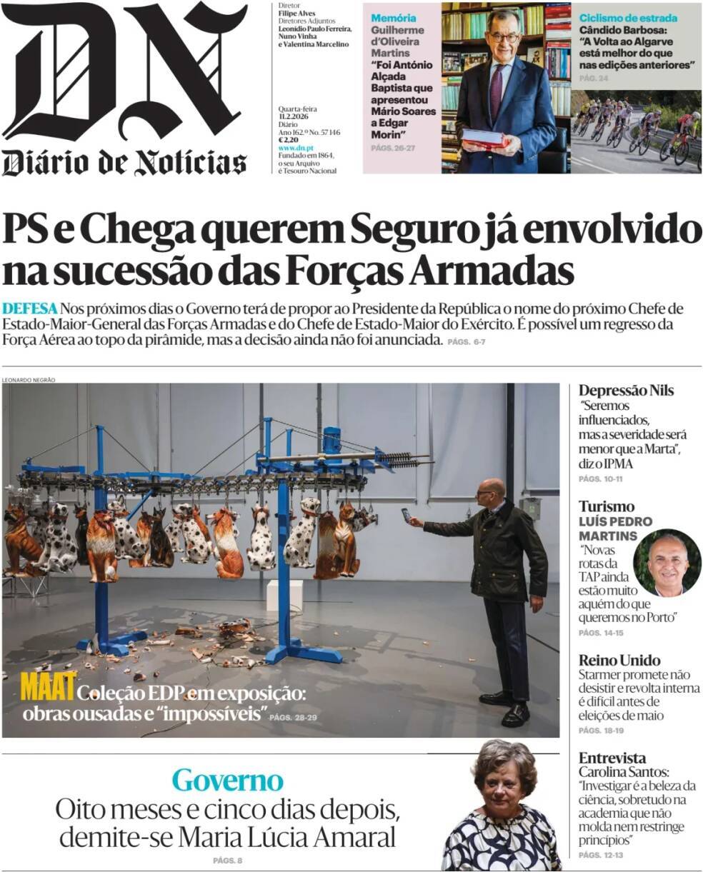 capa Diário de Notícias