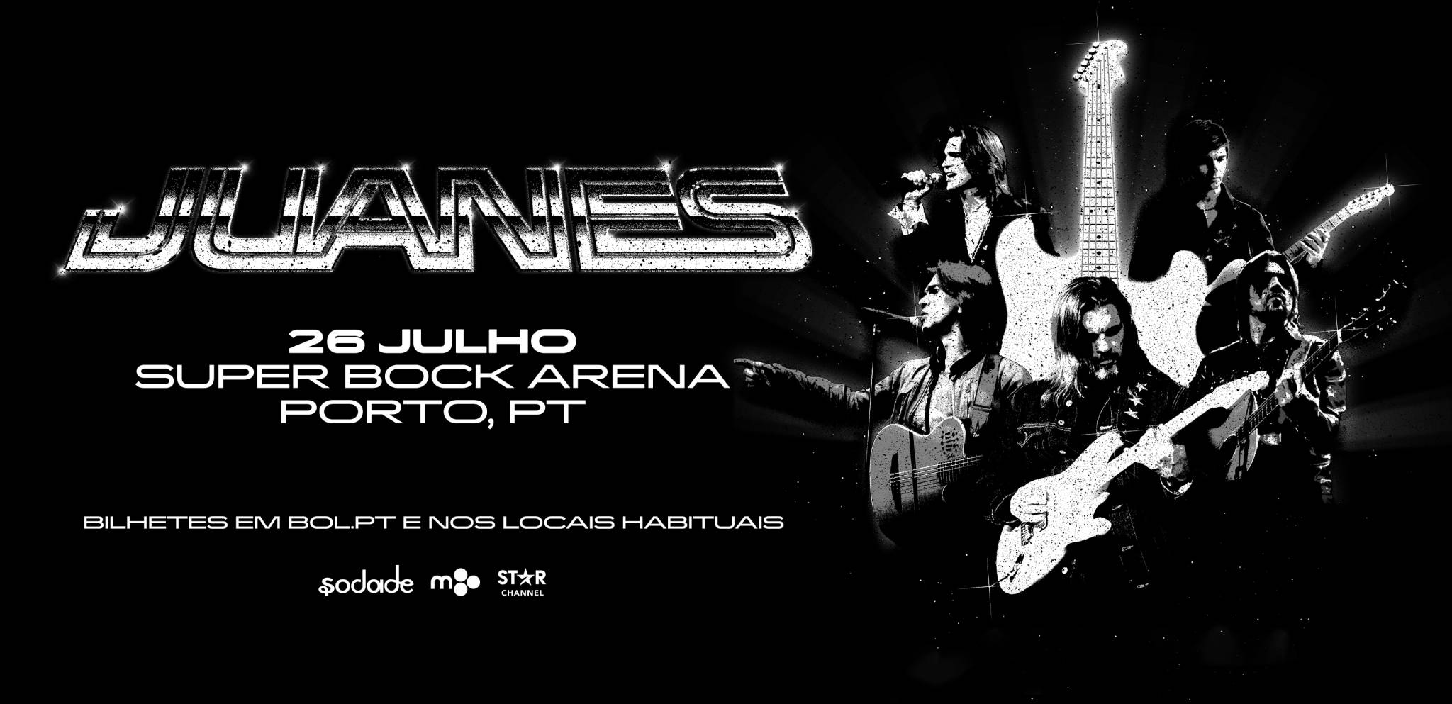 Juanes regressa a Portugal para um concerto na Super Bock Arena no Porto | CA Notícias | Canal Alternativo de Notícias Juanes World Tour 2026 - Horizontal