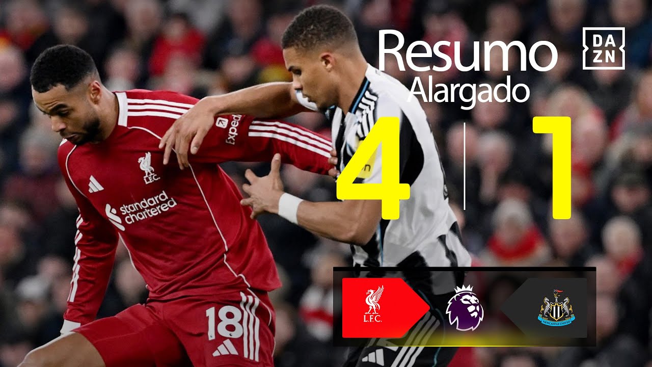 Resumo alargado | Liverpool 4-1 Newcastle | Premier League 25/26