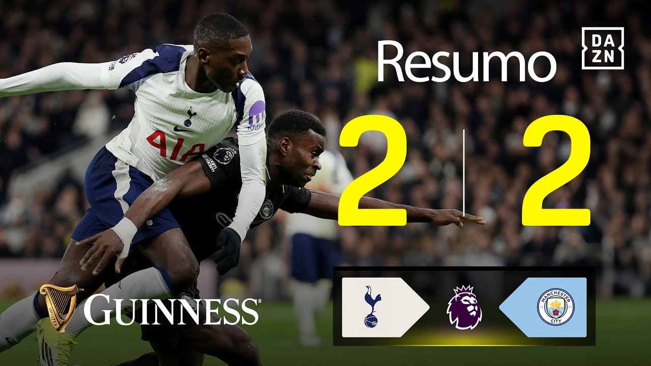 Resumo | Tottenham Hotspur 2-2 Man City | Premier League 25/26