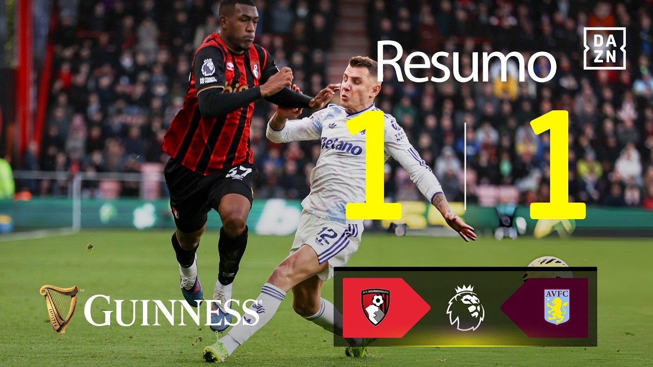 Resumo | Bournemouth 1-1 Aston Villa | Premier League 25/26.