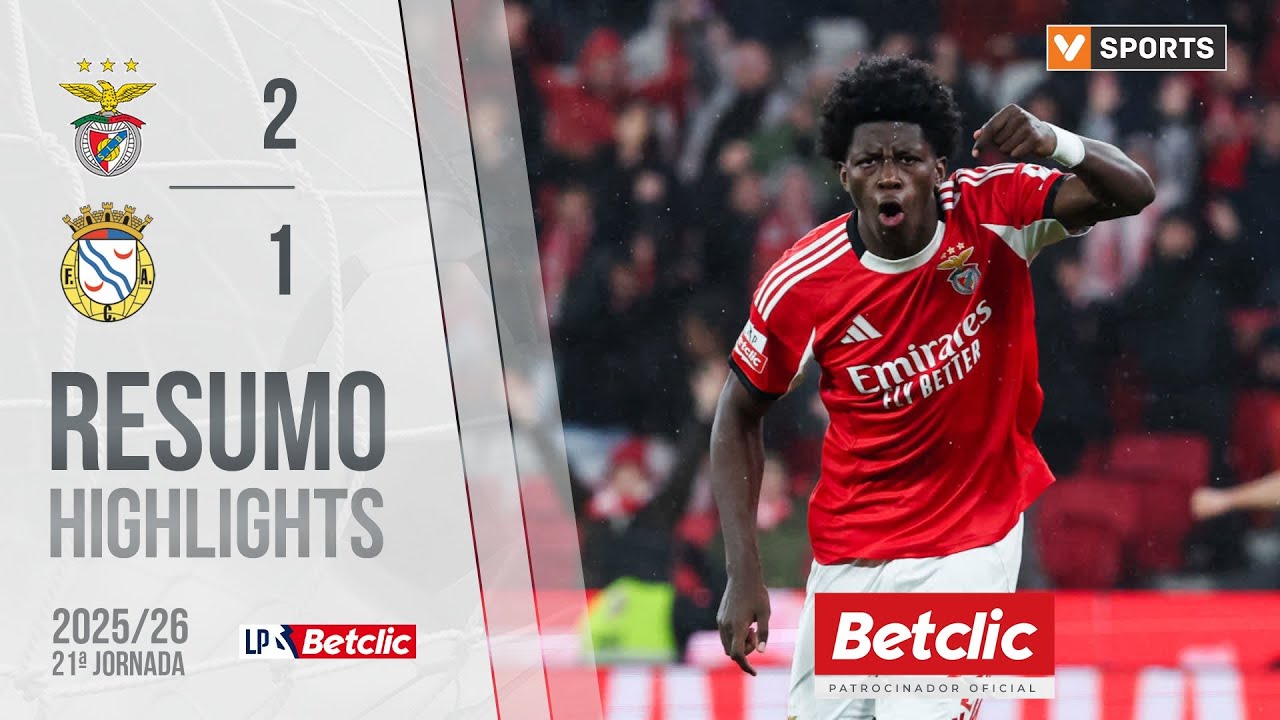 Resumo: Benfica 2-1 Alverca (Liga 25/26 #21)