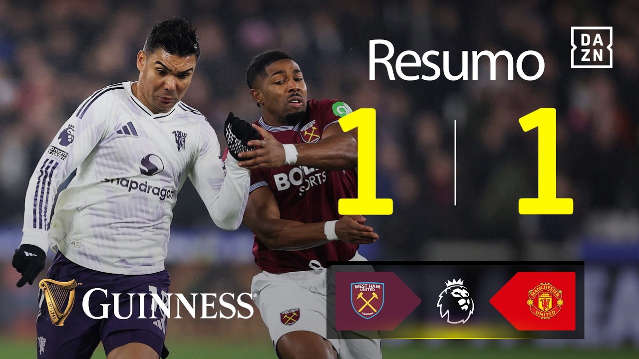 Resumo | West Ham 1-1 Man United | Premier League 25/26