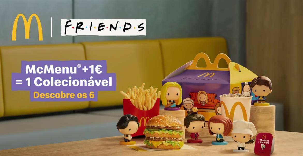 McDonald&rsquo;s celebra a amizade com Box especial inspirada na s&eacute;rie FRIENDS