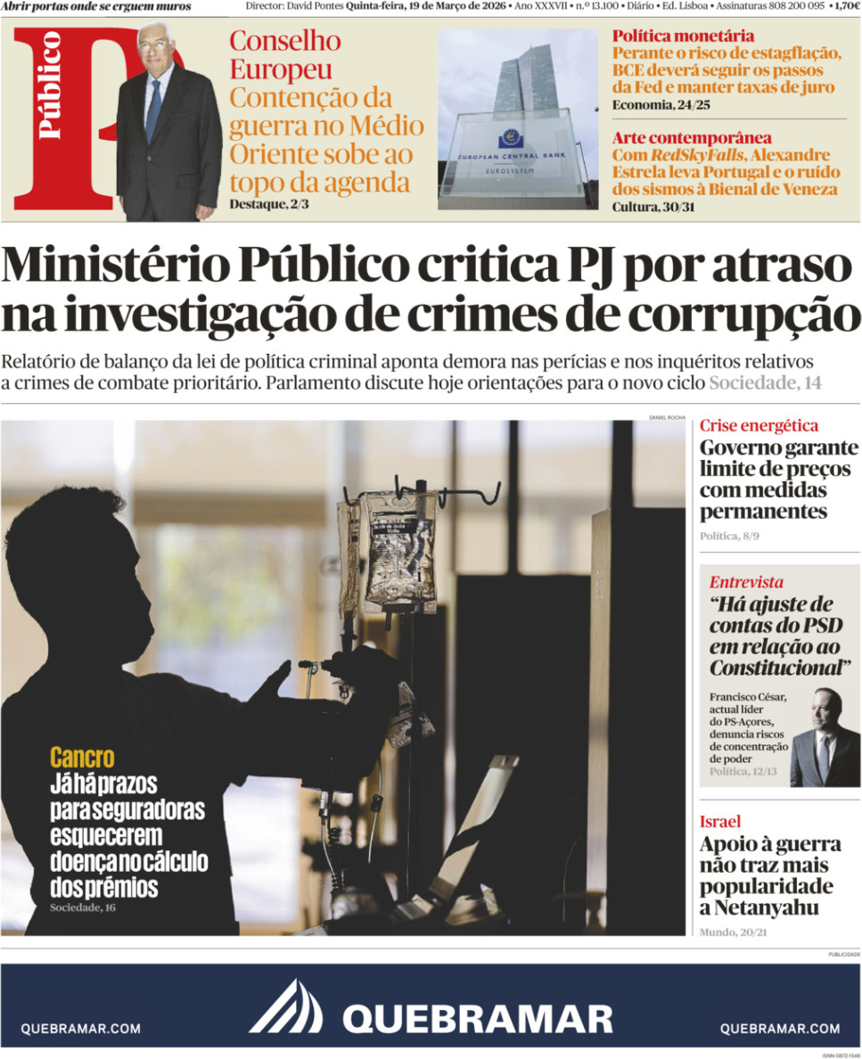 capa Jornal de Notícias