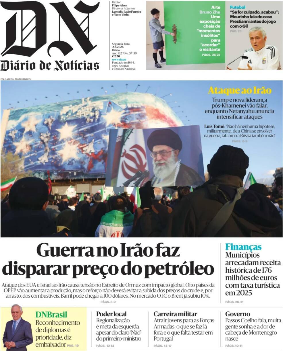 capa Diário de Notícias