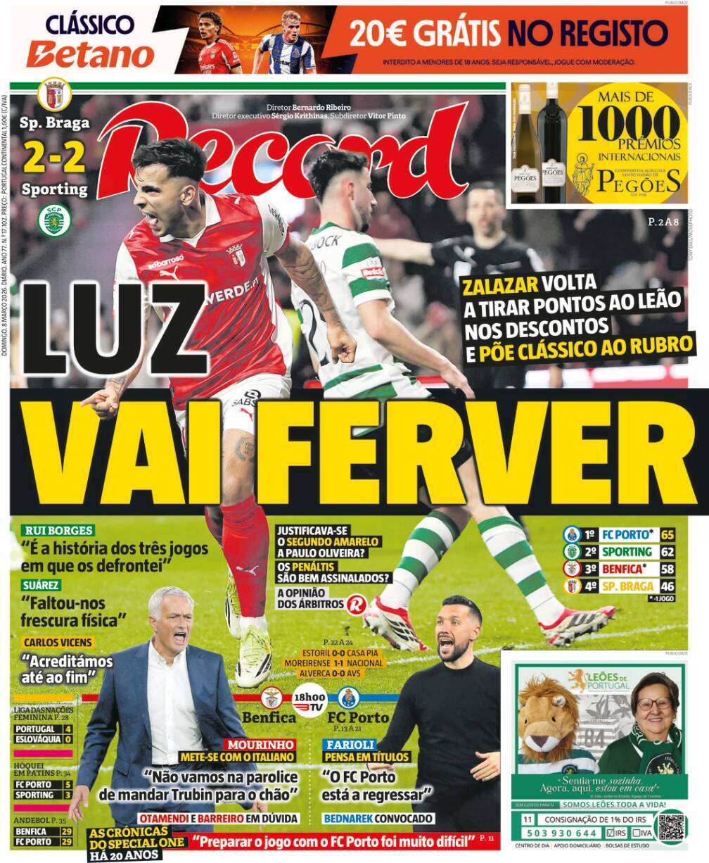 capa Jornal Record