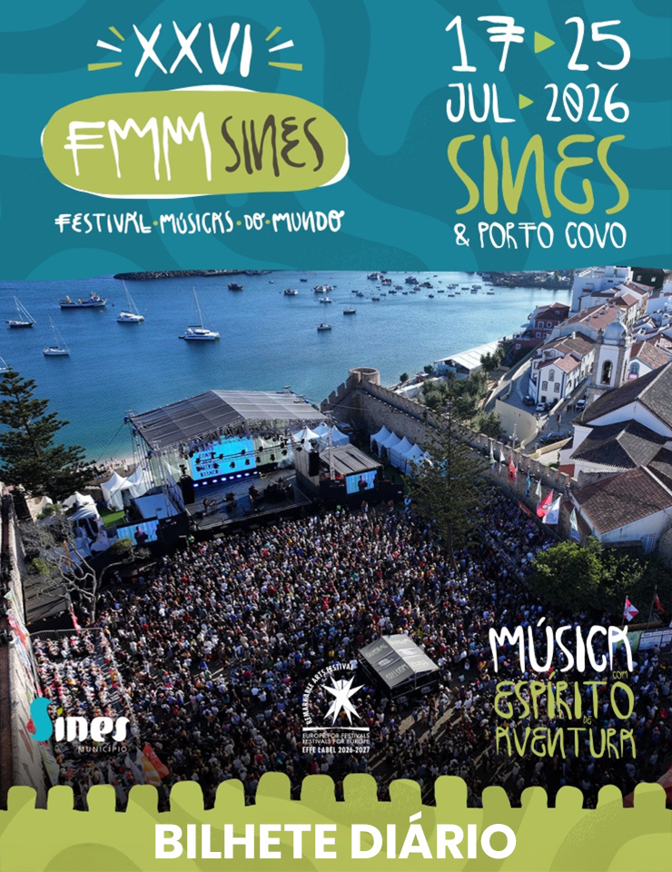 Festival M&uacute;sicas do Mundo 2026 | Bilhete Di&aacute;rio