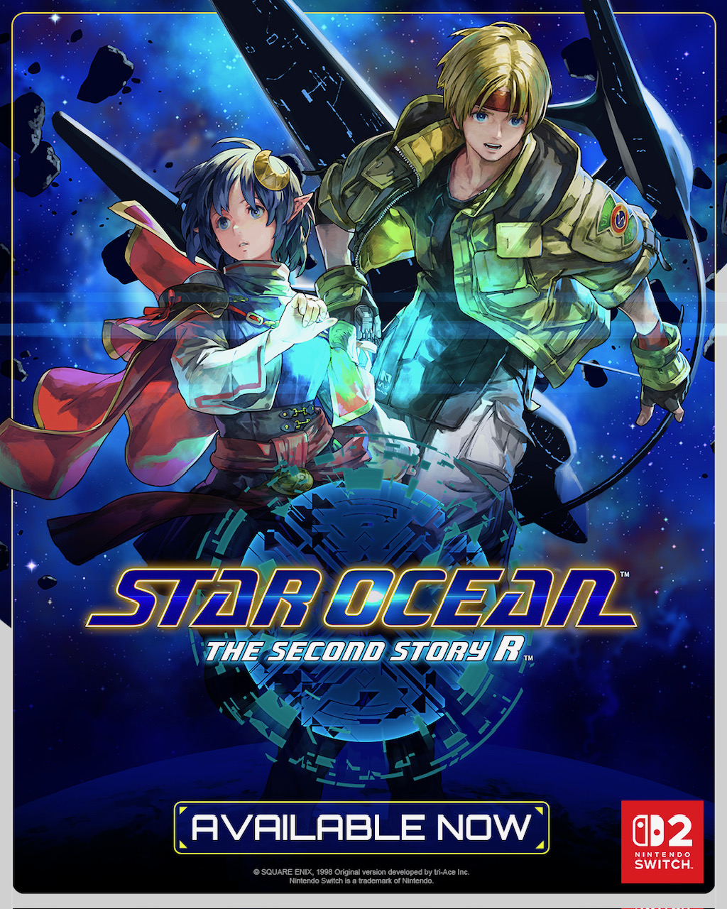 Star Ocean The Second Story R chegou hoje &agrave; Nintendo Switch 2