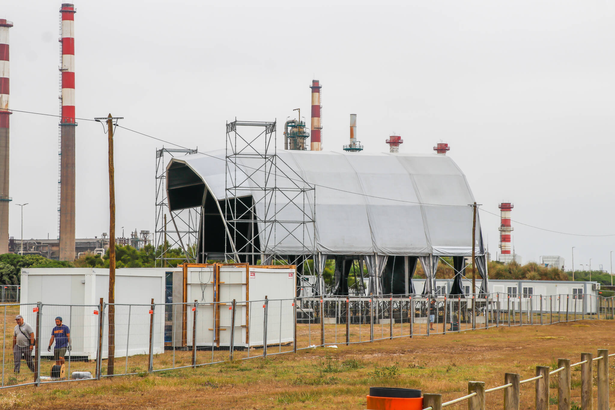 Novo recinto do MEO Mar&eacute;s em Matosinhos come&ccedil;a a ganhar forma