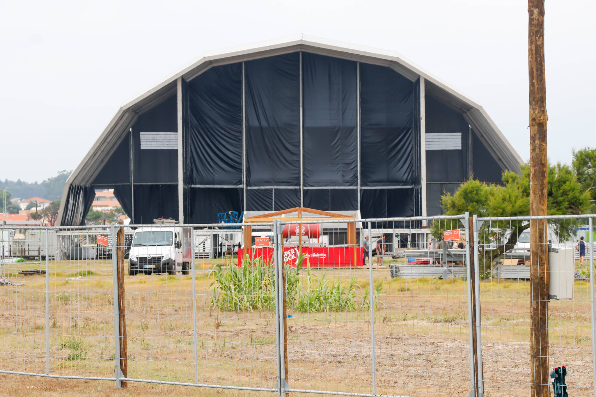 Novo recinto do MEO Mar&eacute;s em Matosinhos come&ccedil;a a ganhar forma