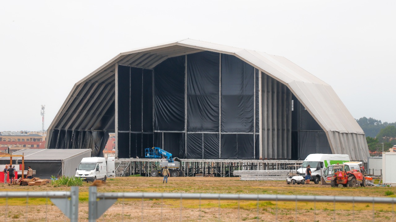 Novo recinto do MEO Mar&eacute;s em Matosinhos come&ccedil;a a ganhar forma