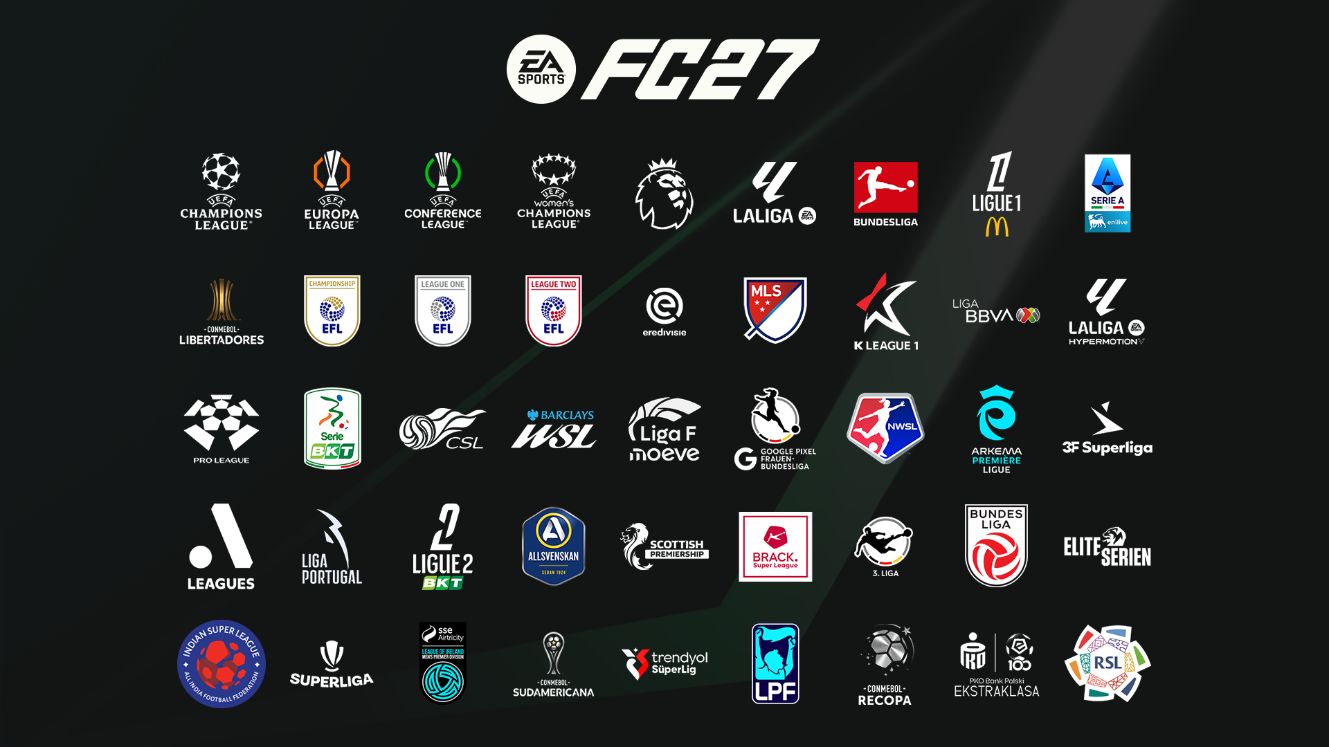 EA Sports FC 27 anuncia novas ligas, clubes e est&aacute;dios